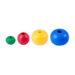 Stop - Tie Ball 3/8 Red